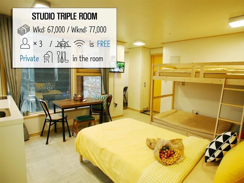 Lee & No Guesthouse Hongdae Сеул Екстер'єр фото